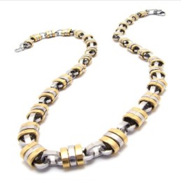 22 Inch Titanium Gouden Ketting