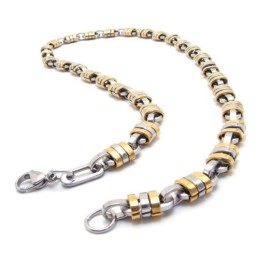 22 Inch Titanium Gouden Ketting