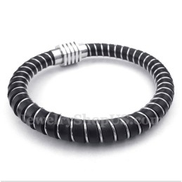 Heren Kabel Leren Armband