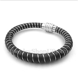 Heren Kabel Leren Armband