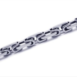 21,3 Inch Titanium Zilveren Delicate Ketting