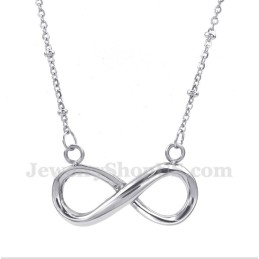 Titanium Oneindigheidssymbool Ketting Voor Heren