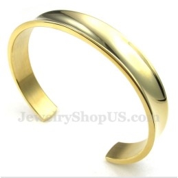 Heren Titanium Gouden Armband