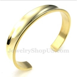 Heren Titanium Gouden Armband