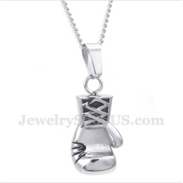 Titanium Bokshandschoenhanger Voor Heren Met Gratis Ketting