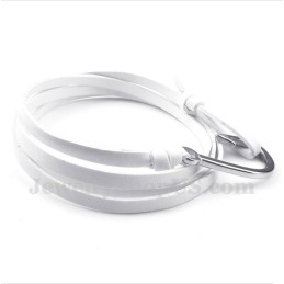 Heren Titanium Leren Armband