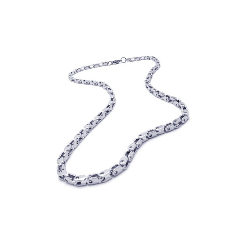 20,5 Inch Titanium Zilveren Fijne Ketting