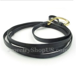 Heren Titanium Leren Armband