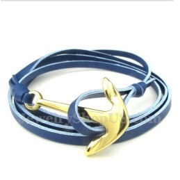 Heren Titanium Leren Armband