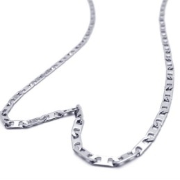 19,7 Inch Titanium Zilveren Fijne Ketting