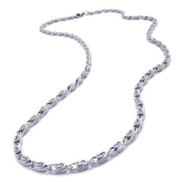 20,0 Inch Titanium Zilveren Ketting