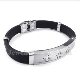 Heren Titanium Rubberen Armband