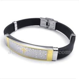 Heren Titanium Rubberen Armband