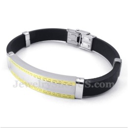 Heren Titanium Rubberen Armband