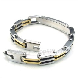 Heren Titanium Vergulde Armband