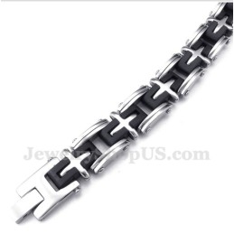 Titanium Kruisarmband Voor Heren
