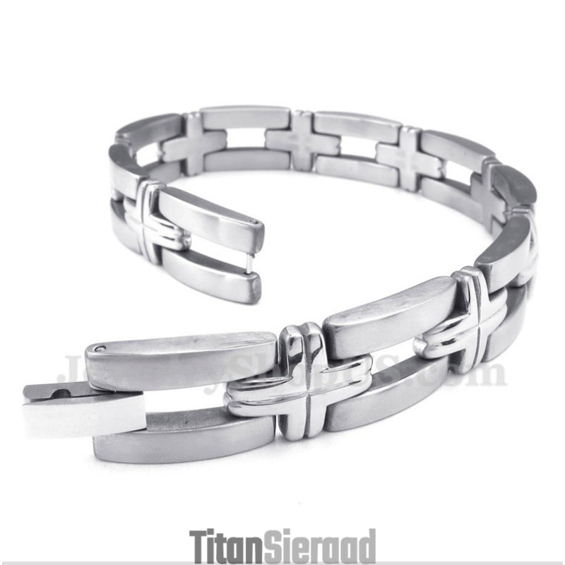 Titanium Kruisarmband Voor Heren Titanium Kruisarmband Voor Heren