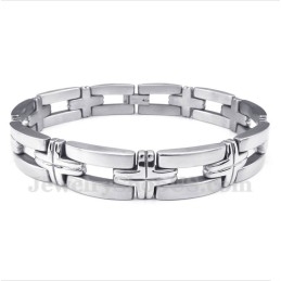 Titanium Kruisarmband Voor Heren