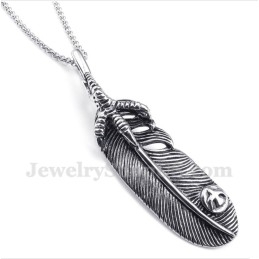 Titanium Veerhanger Voor Heren Met Gratis Ketting
