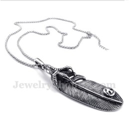 Titanium Veerhanger Voor Heren Met Gratis Ketting