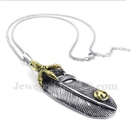 Titanium Veerhanger Voor Heren Met Gratis Ketting