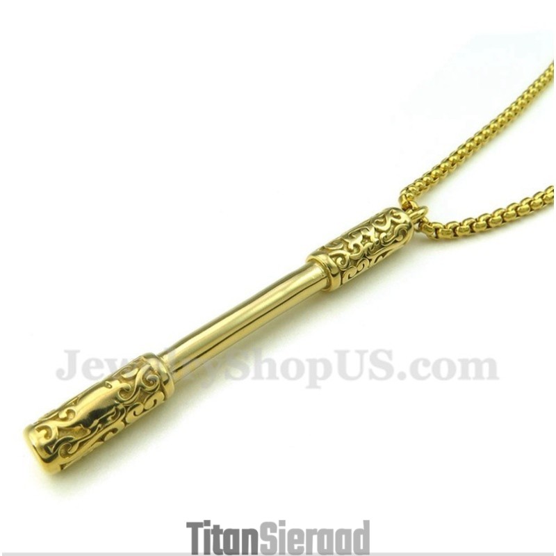 Heren Titanium Hanger Met Gratis Ketting