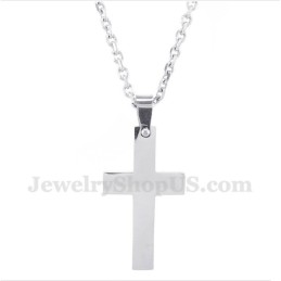 Titanium Kruishanger Voor Heren Met Gratis Ketting