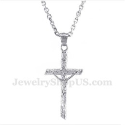 Titanium Jezus Hanger Voor Heren Met Gratis Ketting
