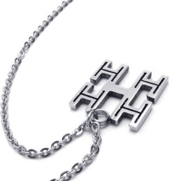 15,7 Inch Titanium Zilveren Ketting
