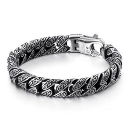 Mode Heren Titanium Armband Met Meerdere Lussen