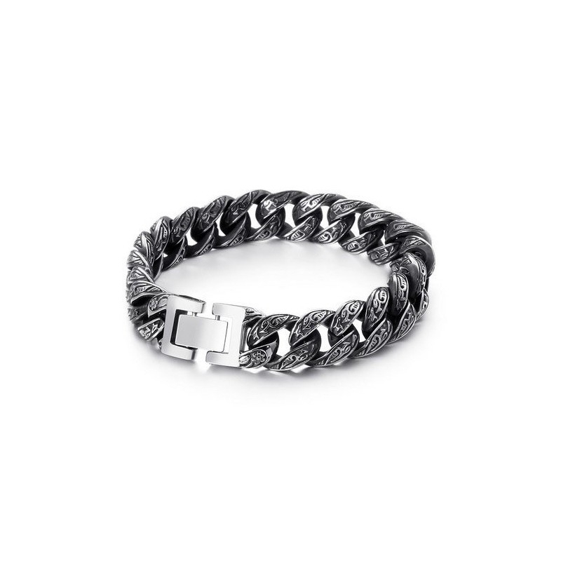 Mode Heren Titanium Armband Met Meerdere Lussen