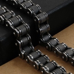 Titanium Biker Chain Fietsarmband Voor Heren