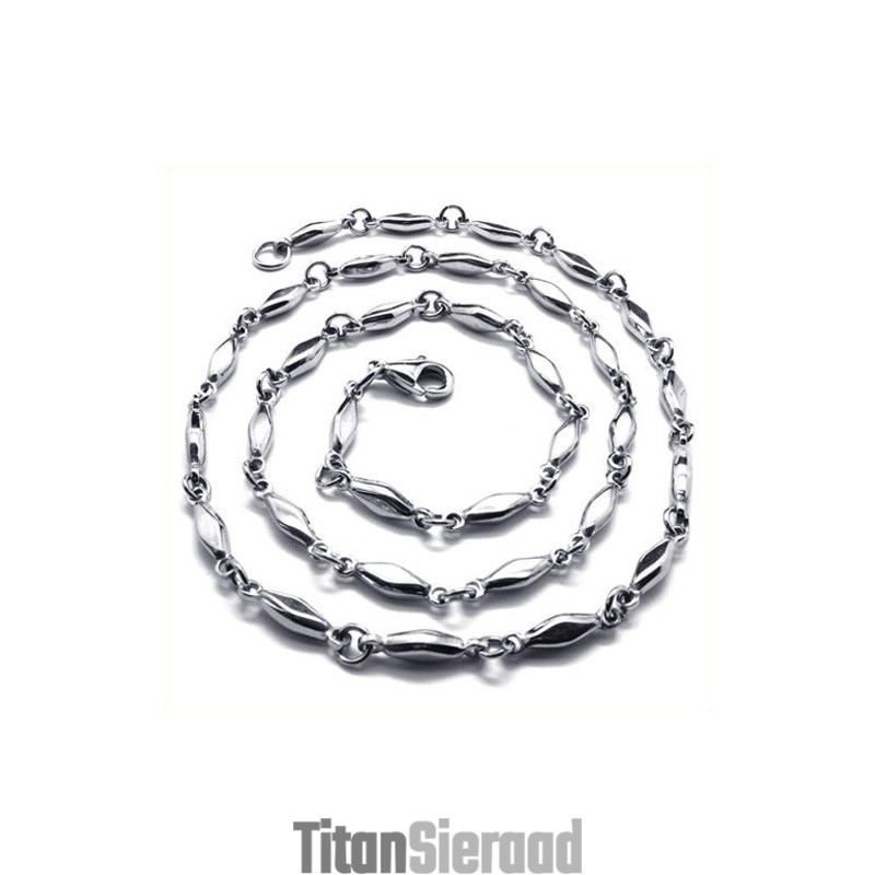 20,9 Inch Titanium Diamanten Ketting 20,9 Inch Titanium Diamanten Ketting