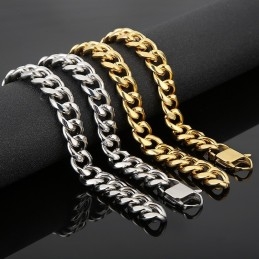 Cubaanse Ketting Titanium Armband Voor Heren