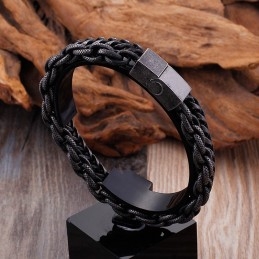 Heren Titanium Dubbellaagse Armband
