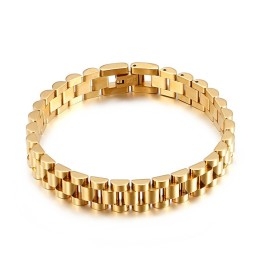 Chique Titanium Armband Voor Heren