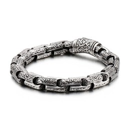 Trendy Titanium Drakenkop Sieraden Voor Mannen, Vintage Trendy Titanium Drakenarmband Voor Mannen