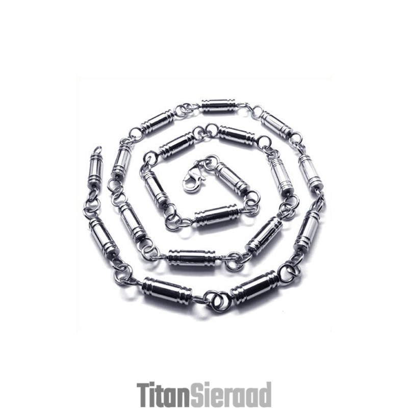 21,7 Inch Titanium Cilinder Ketting