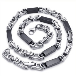 21,7 Inch Titanium Kubusvormige Ketting
