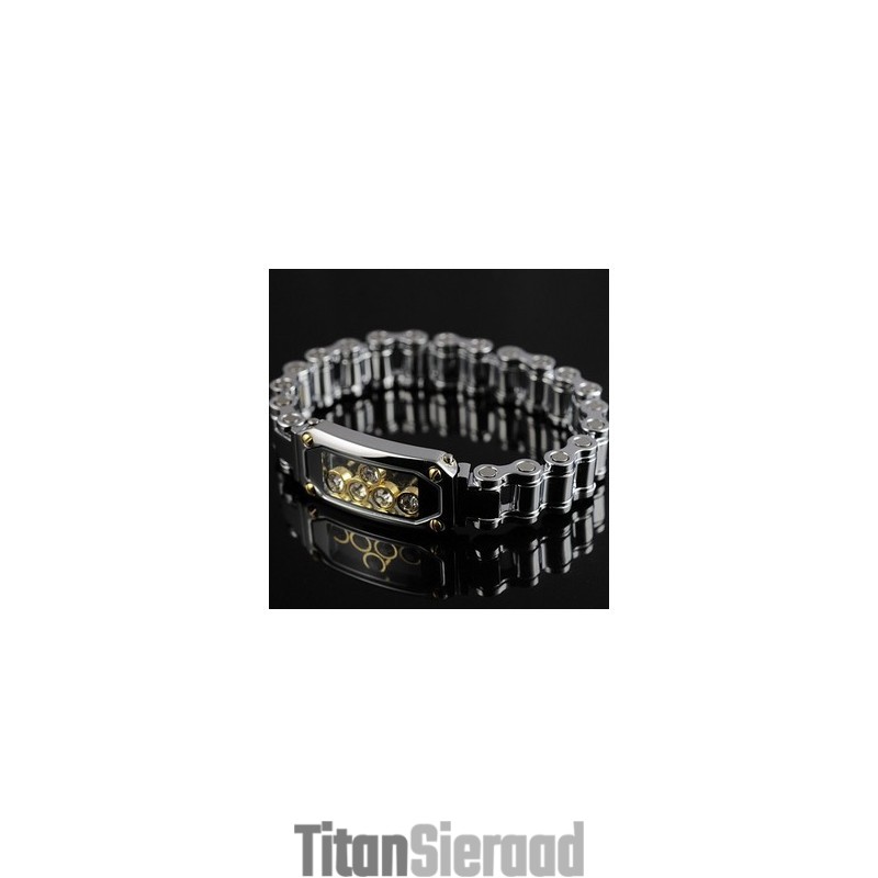Heren Titanium Diamanten Armbanden