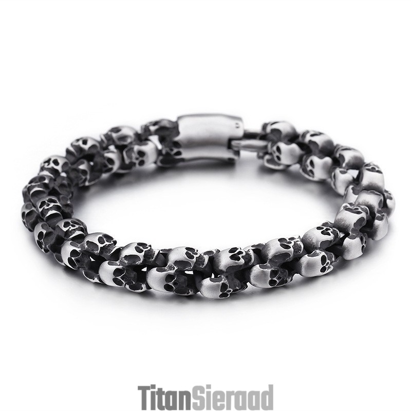Chique Stijl Schedelarmband Chique Stijl Schedelarmband