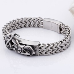 Motorfiets Motorfiets Nieuwe Sieraden Vintage Titanium Armbanden