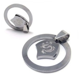 Nieuwe Stijl Dragon Circle Tungsten Hanger (Gratis Ketting)
