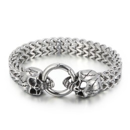 Coole Schedel Titanium Armband Voor Heren
