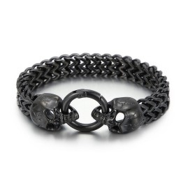 Coole Schedel Titanium Herenarmband