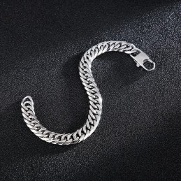 Tide Accessories Fashion Titanium Heren Vertebrae Ketting Vierkante Gesp Armband