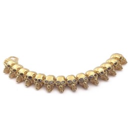 L Titanium Armband Heren Titanium Schedel Armband