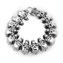 Schedel Heren Titanium Armband Titanium Armband