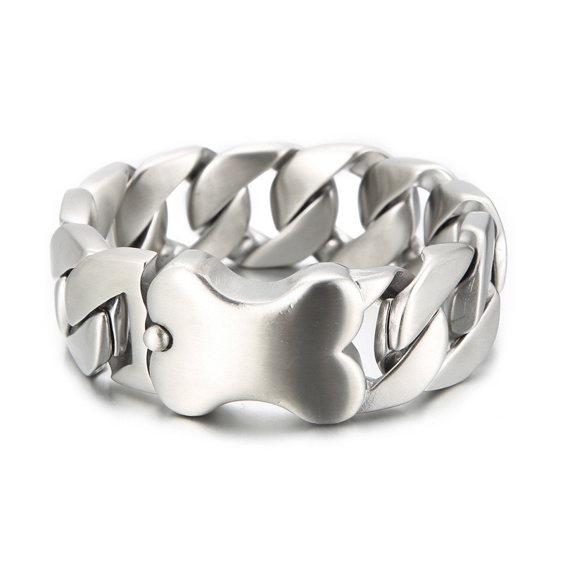 Nieuwe Cubaanse Armband Cool Bones Herenarmband Nieuwe Cubaanse Armband Cool Bones Herenarmband