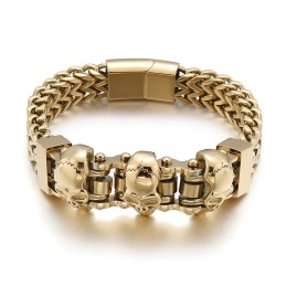 Schedel Heren Titanium Armband
